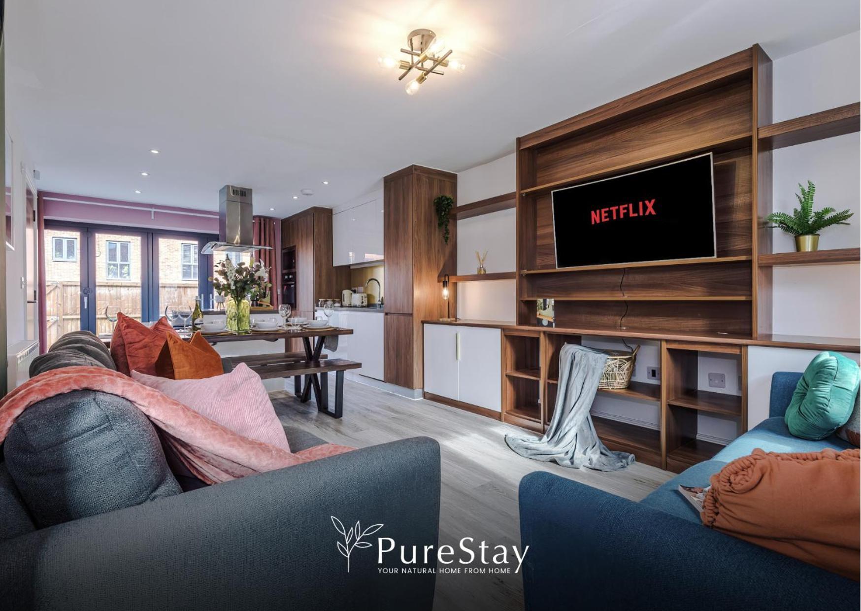 Stunning Five Bedroom Manchester House With Free Parking By Purestay Short Lets & Serviced Accommodation Luaran gambar